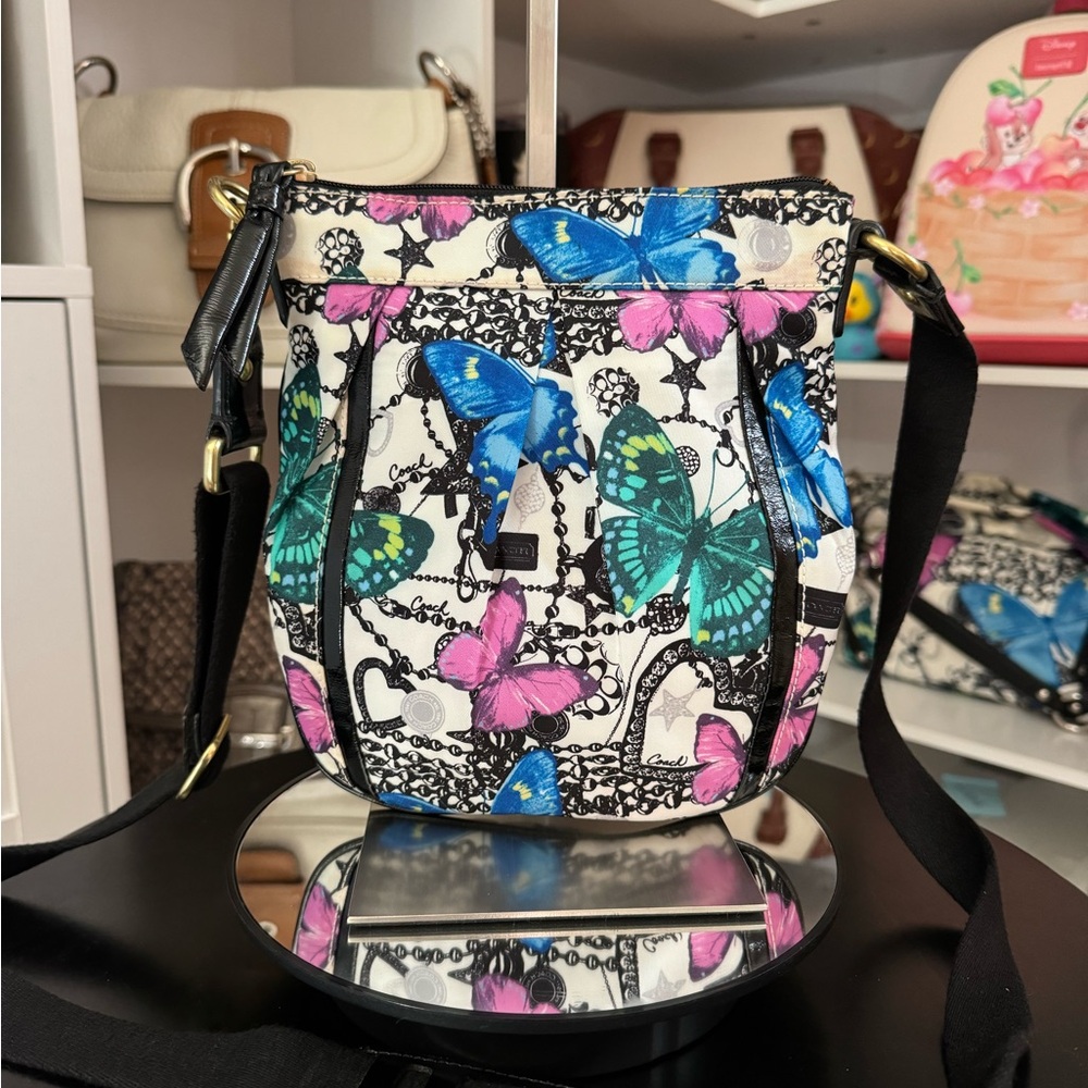 Coach 2008 Parker Magic Butterfly Swingpack Crossbody Bag
